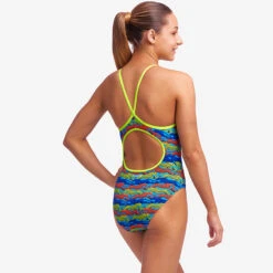 Funkita - No Cheating - Girls Eco Diamond Back One Piece -Swimwear Shop funkita no cheating girls eco diamond back one piece 4