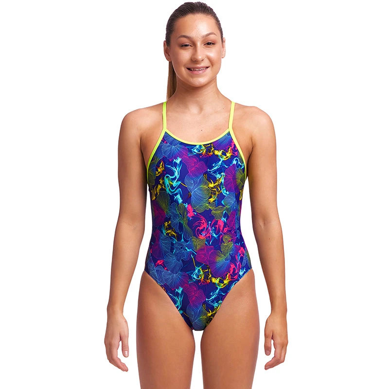Funkita - Oyster Saucy - Girls Diamond Back One Piece 1 Funkita - Oyster Saucy - Girls Diamond Back One Piece