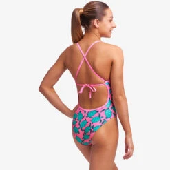 Funkita - Paddling Pink - Girls Tie Me Tight One Piece -Swimwear Shop funkita paddling pink girls tie me tight one piece 4