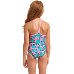 Funkita - Paddling Pink - Toddler Girls Printed One Piece -Swimwear Shop funkita paddling pink toddler girls printed one piece 3