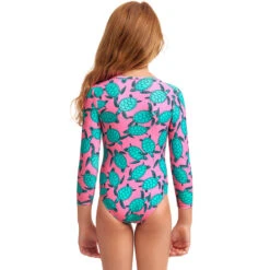 Funkita - Paddling Pink - Toddler Girls Sun Cover One Piece -Swimwear Shop funkita paddling pink toddler girls sun cover one piece 3