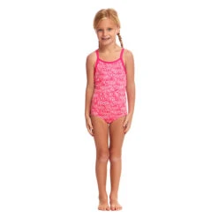 Funkita - Painted Pink - Toddler Girls Eco One Piece -Swimwear Shop funkita painted pink toddler girls eco one piece 4