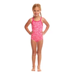 Funkita - Painted Pink - Toddler Girls Eco One Piece -Swimwear Shop funkita painted pink toddler girls eco one piece 5