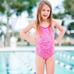 Funkita - Painted Pink - Toddler Girls Eco One Piece -Swimwear Shop funkita painted pink toddler girls eco one piece 8
