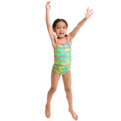 Funkita - Palm Free - Toddler Girl's Printed One Piece -Swimwear Shop funkita palm free toddler girls printed one piece 5