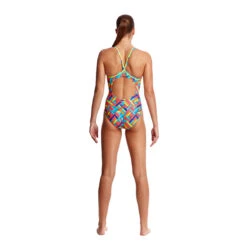 Funkita - Panel Pop - Ladies Diamond Back One Piece 8 Funkita - Panel Pop - Ladies Diamond Back One Piece -Swimwear Shop funkita panel pop ladies diamond back one piece 3