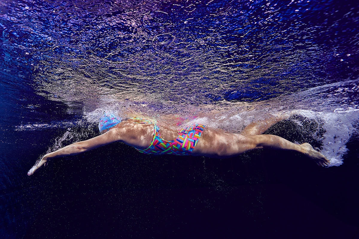 Funkita - Panel Pop - Ladies Diamond Back One Piece 6 Funkita - Panel Pop - Ladies Diamond Back One Piece - Image 6