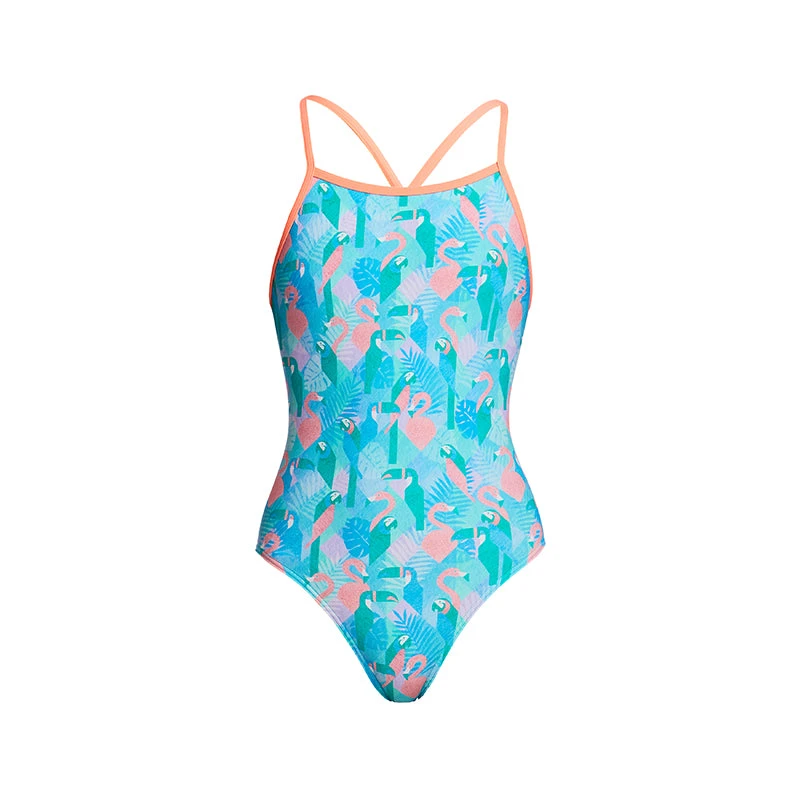 Funkita - Pastel Paradise - Girls Tie Me Tight One Piece 2 Funkita - Pastel Paradise - Girls Tie Me Tight One Piece - Image 2