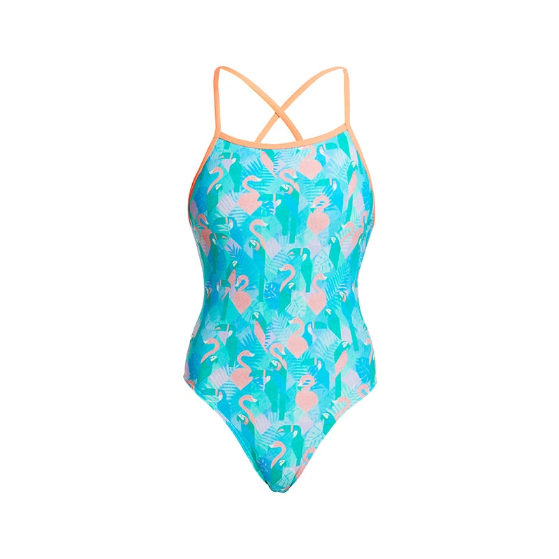 Funkita - Pastel Paradise - Ladies Tie Me Tight One Piece 2 Funkita - Pastel Paradise - Ladies Tie Me Tight One Piece - Image 2