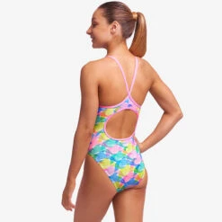Funkita - Pastel Porpie - Girls Eco Diamond Back One Piece 8 Funkita - Pastel Porpie - Girls Eco Diamond Back One Piece -Swimwear Shop funkita pastel porpie girls eco diamond back one piece 4