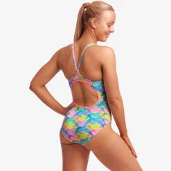 Funkita - Pastel Porpie - Ladies Eco Diamond Back One Piece 12 Funkita - Pastel Porpie - Ladies Eco Diamond Back One Piece -Swimwear Shop funkita pastel porpie ladies eco diamond back one piece 4