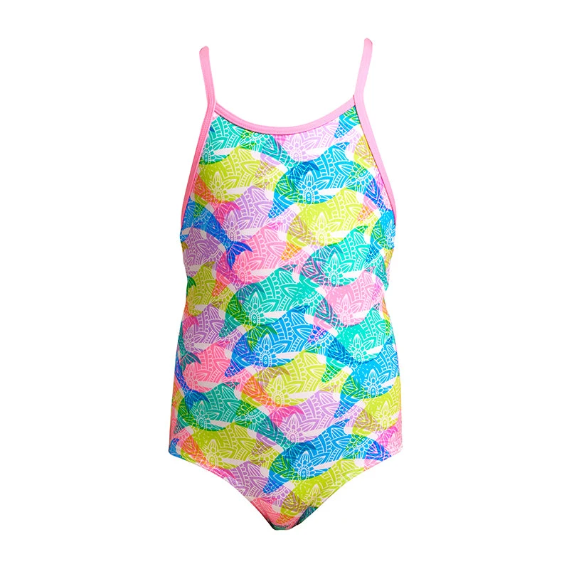 Funkita - Pastel Porpie - Toddler Girls Eco Printed One Piece 2 Funkita - Pastel Porpie - Toddler Girls Eco Printed One Piece - Image 2