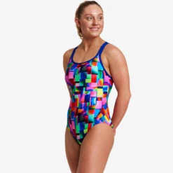 Funkita - Patch Panels - Ladies Eclipse One Piece -Swimwear Shop funkita patch panels ladies eclipse one piece 5