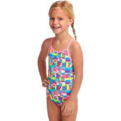 Funkita - Patched Up - Toddler Girl's Printed One Piece