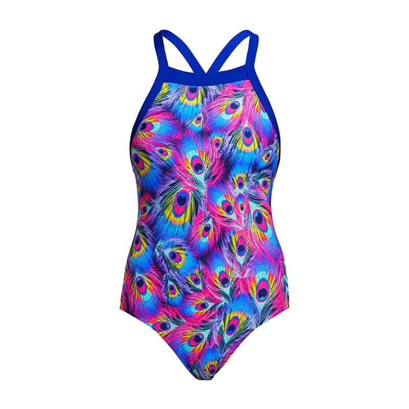 Funkita - Peacock Paradise - Ladies Sky Hi One Piece 2 Funkita - Peacock Paradise - Ladies Sky Hi One Piece - Image 2