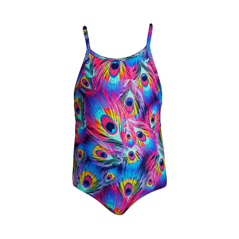 Funkita - Peacock Paradise - Toddlers Girls Printed One Piece 2 Funkita - Peacock Paradise - Toddlers Girls Printed One Piece - Image 2