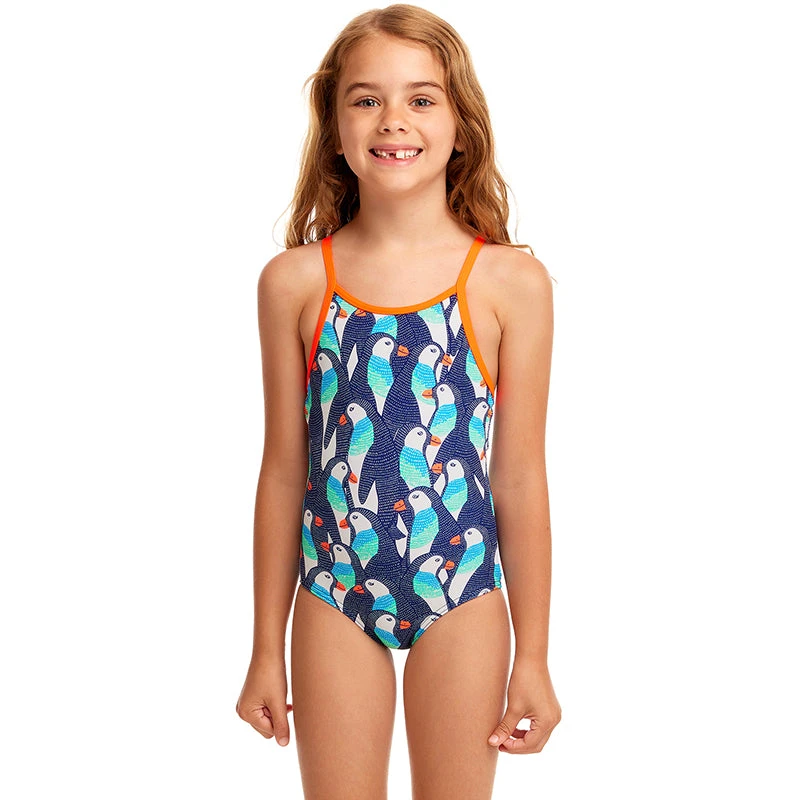Funkita - Pengoo Parade - Toddler Girls Printed One Piece 1 Funkita - Pengoo Parade - Toddler Girls Printed One Piece