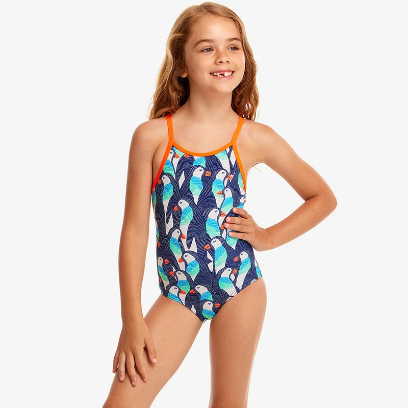 Funkita - Pengoo Parade - Toddler Girls Printed One Piece 5 Funkita - Pengoo Parade - Toddler Girls Printed One Piece - Image 5