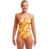 Funkita - Pinged Pink - Ladies Tie Me Tight One Piece