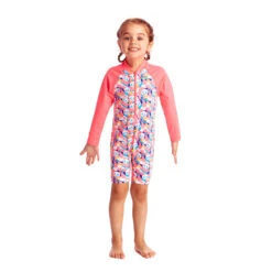 Funkita - Pink Panda - Toddlers Girls Eco Go Jump Suit -Swimwear Shop funkita pink panda eco go jump suit toddlers girls 4