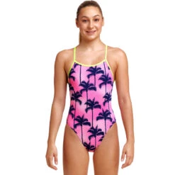 Funkita - Pop Palms - Girls Single Strap One Piece