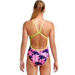 Funkita - Pop Palms - Girls Single Strap One Piece -Swimwear Shop funkita pop palms girls single strap one piece 3