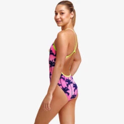 Funkita - Pop Palms - Girls Single Strap One Piece -Swimwear Shop funkita pop palms girls single strap one piece 4