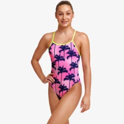 Funkita - Pop Palms - Girls Single Strap One Piece -Swimwear Shop funkita pop palms girls single strap one piece 5