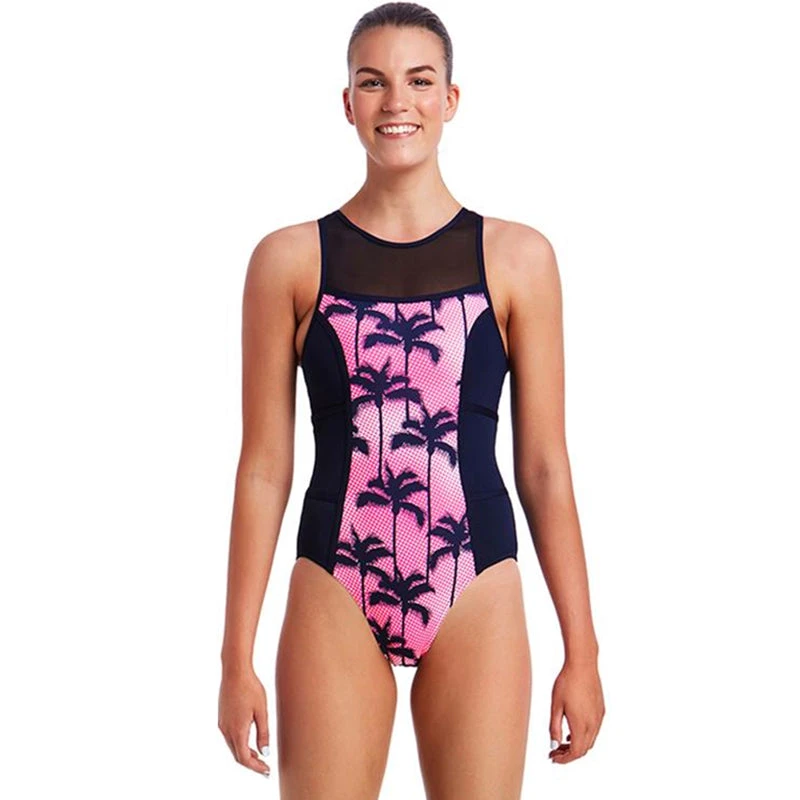 Funkita - Pop Palms - Ladies Hi Flyer One Piece 1 Funkita - Pop Palms - Ladies Hi Flyer One Piece