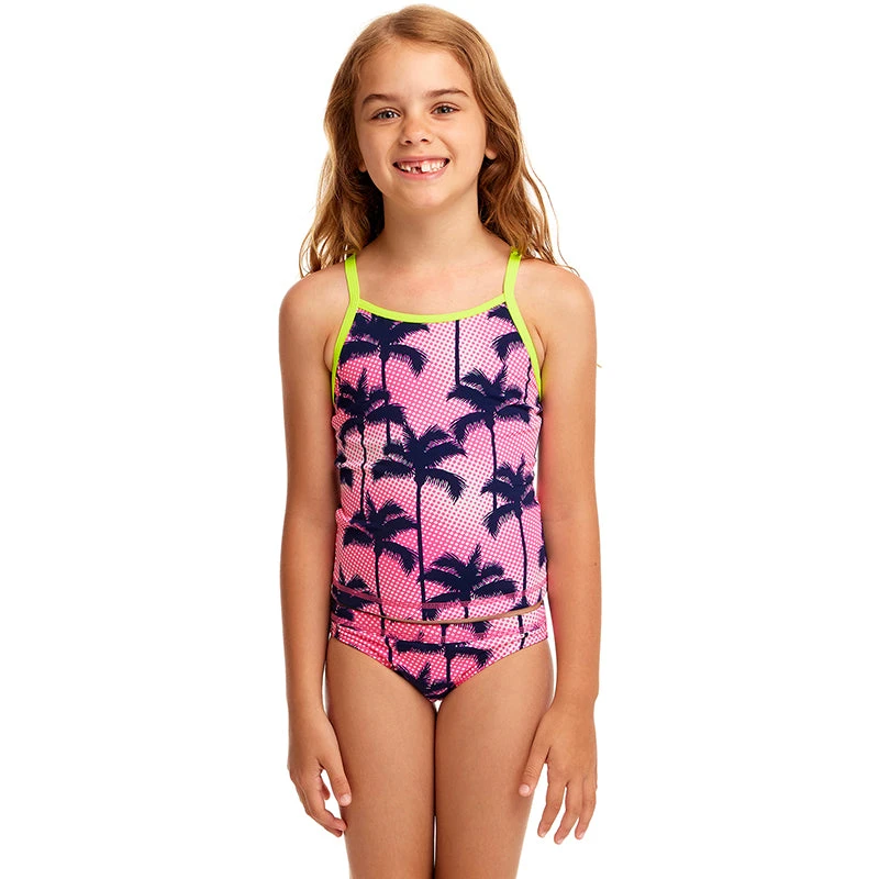 Funkita - Pop Palms - Toddler Girls Swim Steady Tankini & Brief 1 Funkita - Pop Palms - Toddler Girls Swim Steady Tankini & Brief