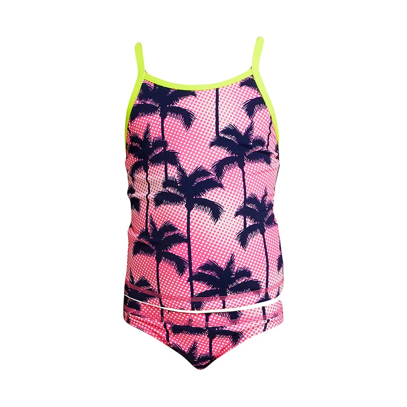 Funkita - Pop Palms - Toddler Girls Swim Steady Tankini & Brief 2 Funkita - Pop Palms - Toddler Girls Swim Steady Tankini & Brief - Image 2