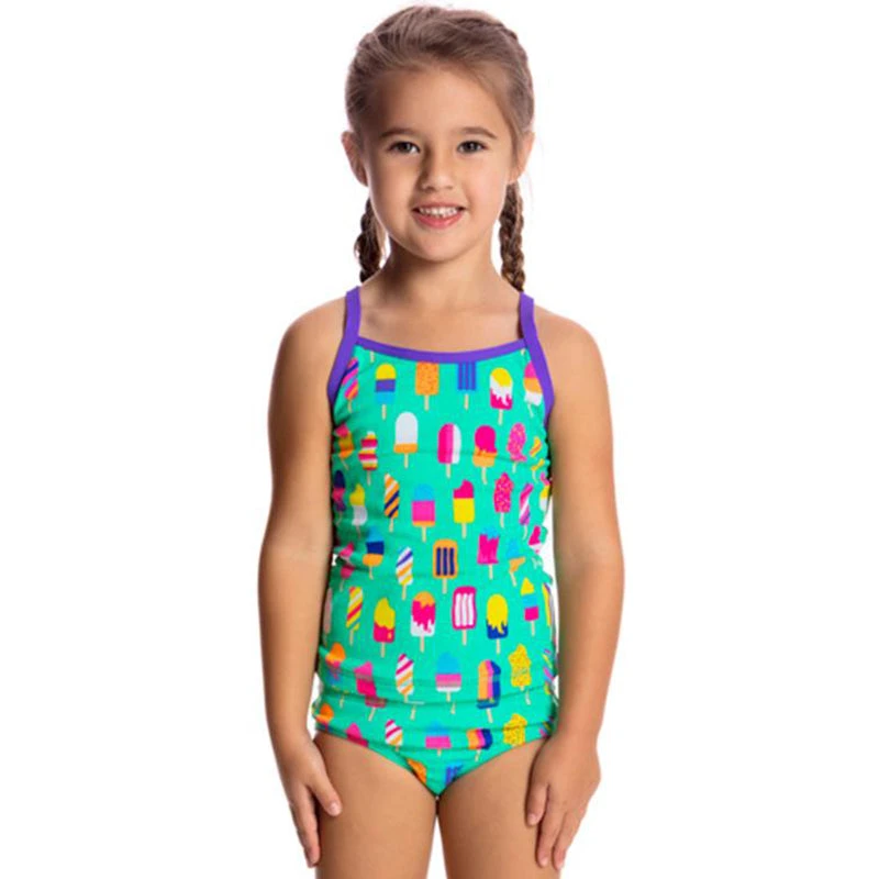 Funkita - Popsicle Parade - Toddler Girls Tankini Two Piece 1 Funkita - Popsicle Parade - Toddler Girls Tankini Two Piece