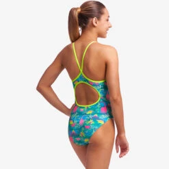 Funkita - Prehistoric Party - Girls Diamond Back One Piece 8 Funkita - Prehistoric Party - Girls Diamond Back One Piece -Swimwear Shop funkita prehistoric party girls diamond back one piece 4