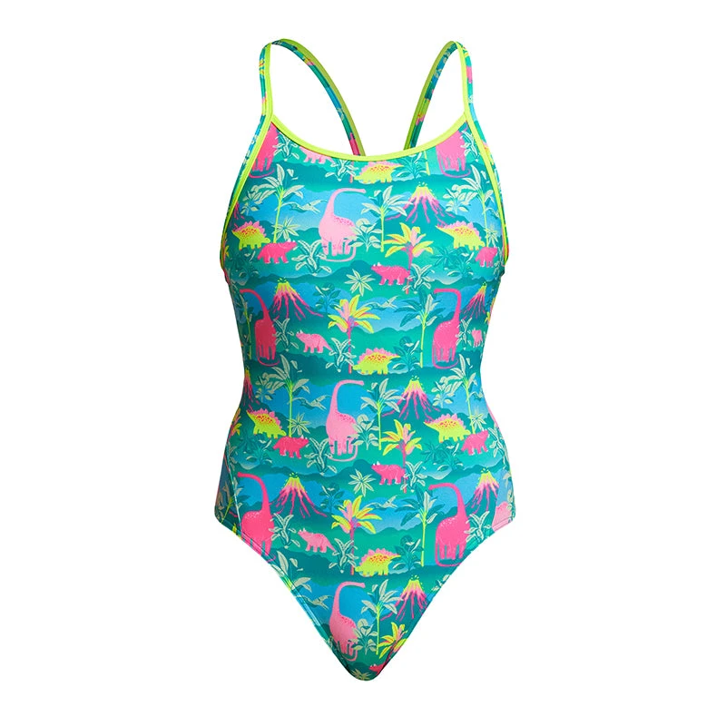 Funkita - Prehistoric Party - Ladies Diamond Back One Piece 2 Funkita - Prehistoric Party - Ladies Diamond Back One Piece - Image 2