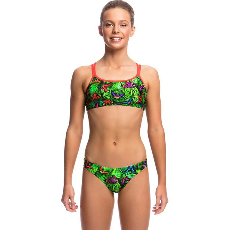 Funkita - Pretty Fly - Girls Criss Cross Two Piece 1 Funkita - Pretty Fly - Girls Criss Cross Two Piece