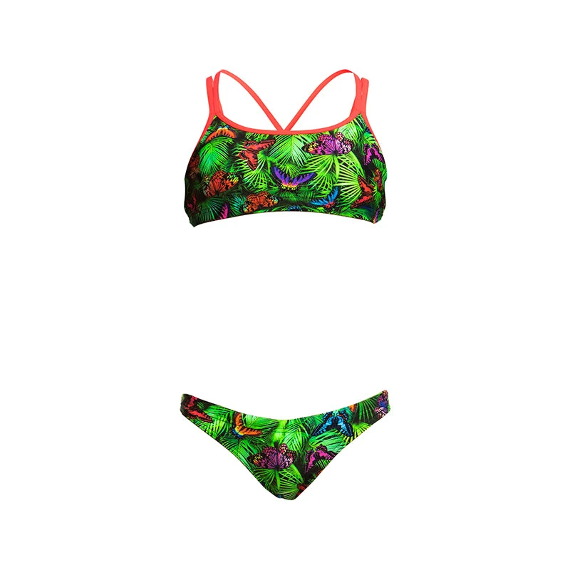 Funkita - Pretty Fly - Girls Criss Cross Two Piece 2 Funkita - Pretty Fly - Girls Criss Cross Two Piece - Image 2