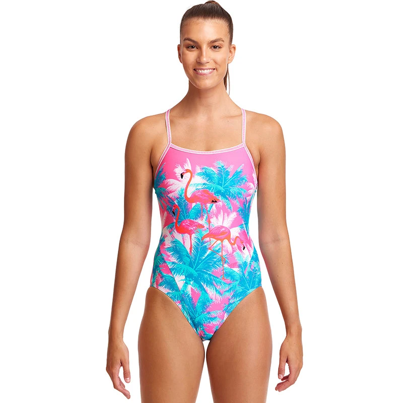 Funkita - Pretty Pink - Ladies Single Strap One Piece 1 Funkita - Pretty Pink - Ladies Single Strap One Piece