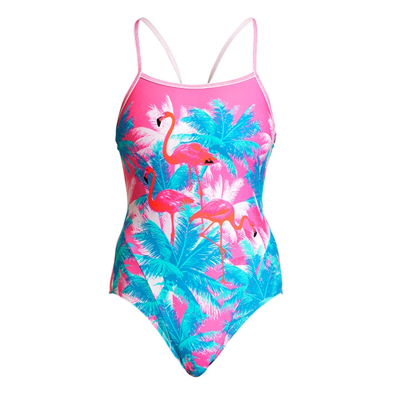 Funkita - Pretty Pink - Ladies Single Strap One Piece 2 Funkita - Pretty Pink - Ladies Single Strap One Piece - Image 2