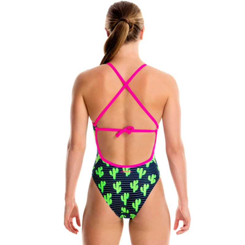 Funkita - Prickly Pete - Girls Tie Me Tight One Piece 3 Funkita - Prickly Pete - Girls Tie Me Tight One Piece - Image 3
