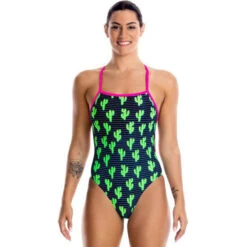 Funkita - Prickly Pete - Ladies Tie Me Tight One Piece