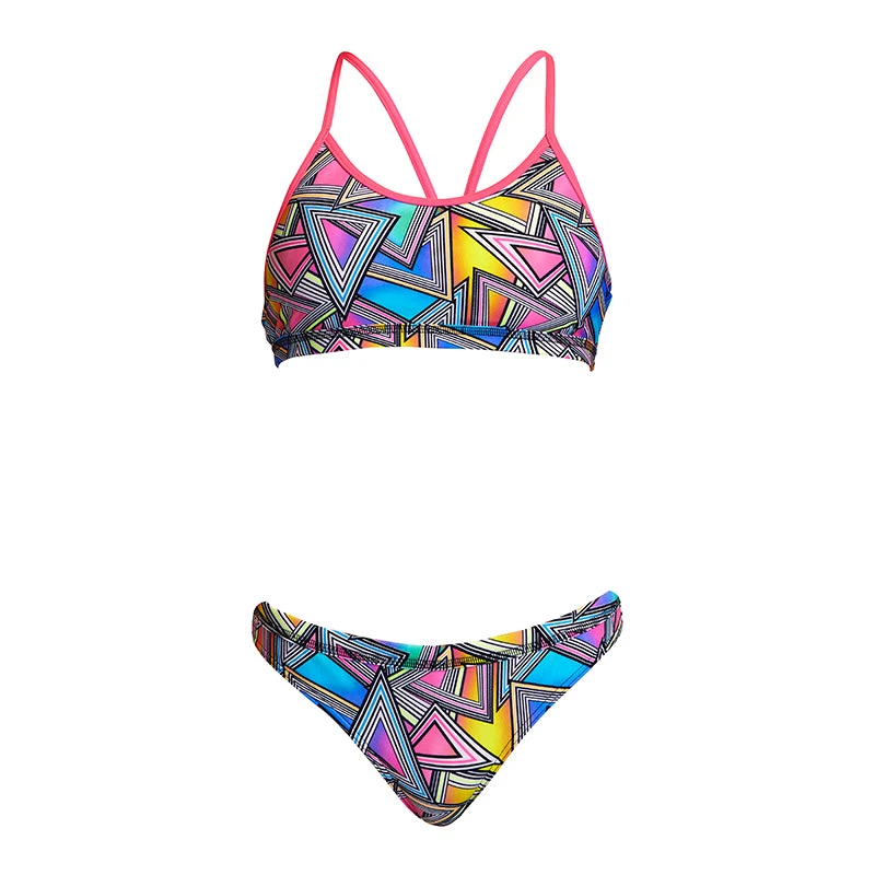 Funkita - Prism Break - Girls Racerback Two Piece 2 Funkita - Prism Break - Girls Racerback Two Piece - Image 2