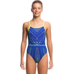 Funkita - Quick Stitch - Girls Single Strap One Piece