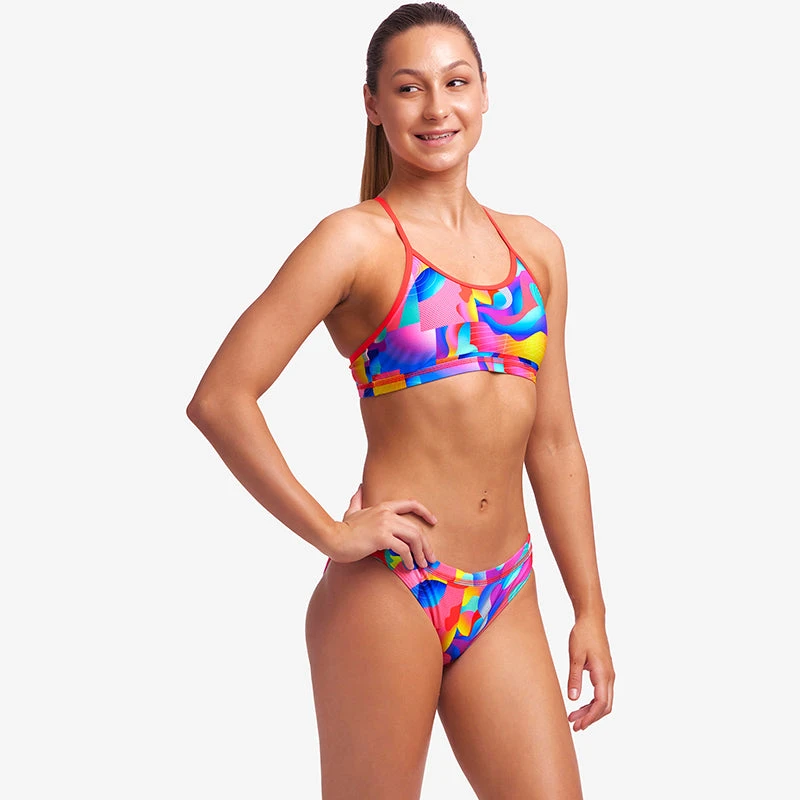 Funkita - Radar Rage - Girls Racerback Two Piece 5 Funkita - Radar Rage - Girls Racerback Two Piece - Image 5