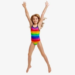 Funkita - Rainbow Racer - Toddler Girls Printed One Piece 5 Funkita - Rainbow Racer - Toddler Girls Printed One Piece -Swimwear Shop funkita rainbow racer toddler girls printed one piece 3
