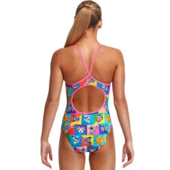 Funkita - Rat Pack - Girls Diamond Back One Piece -Swimwear Shop funkita rat pack girls diamond back one piece 3