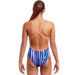 Funkita - Raw Hide - Girls Single Strap One Piece -Swimwear Shop funkita raw hide girls single strap one piece 3
