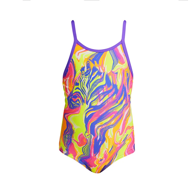 Funkita - Run Wild - Toddlers Girls Printed One Piece 2 Funkita - Run Wild - Toddlers Girls Printed One Piece - Image 2