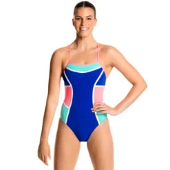 Funkita - Scuba Blue - Ladies Colour Block One Piece 8 Funkita - Scuba Blue - Ladies Colour Block One Piece -Swimwear Shop funkita scuba blue ladies colour block one piece 4