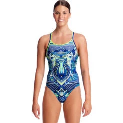Funkita - Sea Wolf - Ladies Diamond Back One Piece