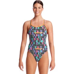 Funkita - Secret Code - Ladies Diamond Back One Piece